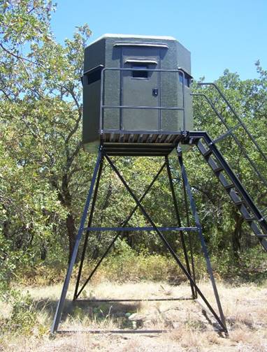 5, 10, and 15ft Deluxe Stands for Fiberglas Hunting Blinds